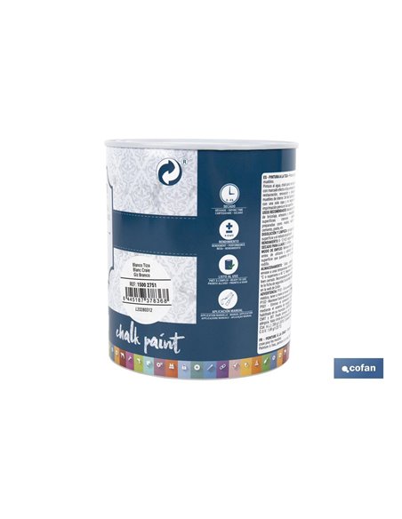 Giz Tinta Giz Tinta Giz Branco 750ml