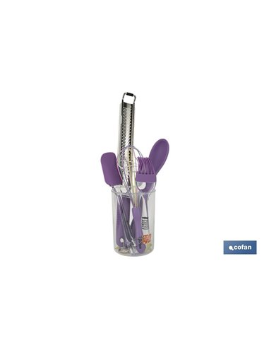 PACK DE 6  UTENSILIOS DE REPOSTERÍA GAMA VERGINI