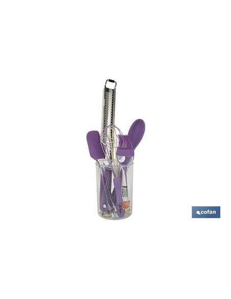 PACK DE 6  UTENSILIOS DE REPOSTERÍA GAMA VERGINI