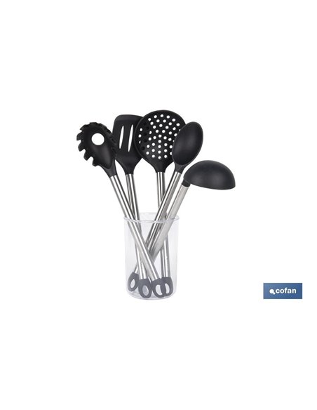 PACK DE 6 UTENSILIOS DE COCINA GAMA NEIGE