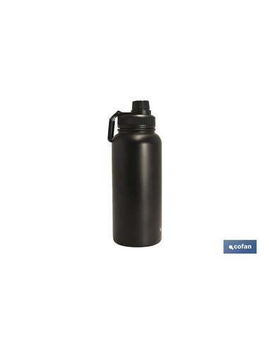 BOTELLA EXTREME DEPORTIVA COLOR NEGRO 950 ml