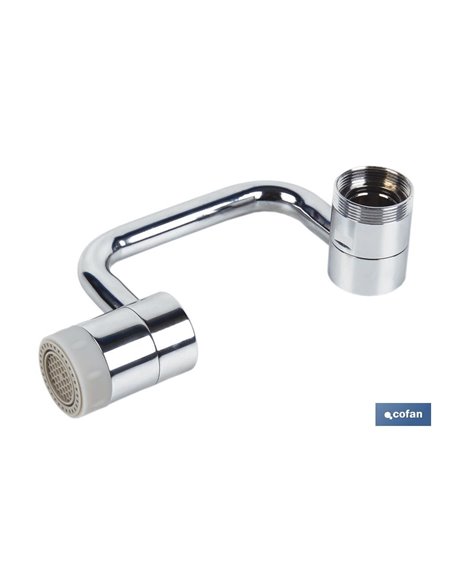 AIREADOR DE GRIFO EXTENSION GIRATORIO METRICA 24- 9X6X2.5 CM