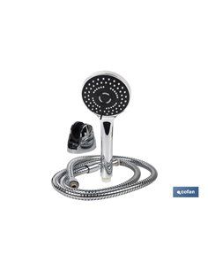 SET GRIFO MONOMANDO DUCHA, SOPORTE,FLEXO,MANGO,40 mm MODELO RIFT 2