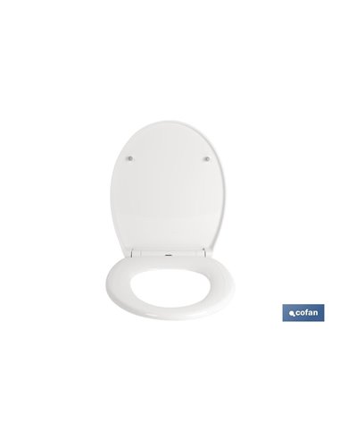 TAPA WC  FORMA OVAL LIBERACIÓN RAPIDA 44.9 X 37.5 cm