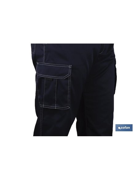 PANTALÓN DE TRABAJO TIPO DENIM MODELO GRASBERG 240 G/M2 AZUL TALLA 60
