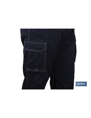 Calça Jeans Grasberg de Trabalho 240g/m2 Azul Tamanho 64