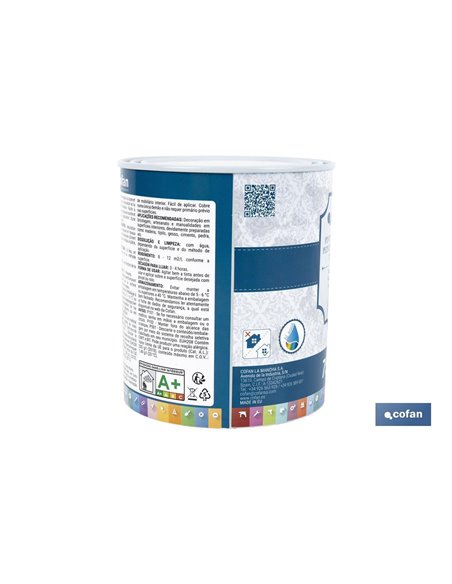 PINTURA A LA TIZA, CHALK PAINT, BLANCO TIZA 750 ML