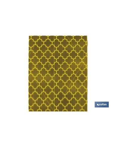 ROLLO RETROREFLECTANTE CONTINUO - 50M AMARILLO