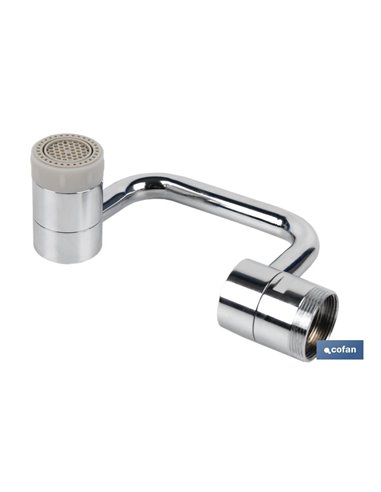 AIREADOR DE GRIFO EXTENSION GIRATORIO METRICA 24- 9X6X2.5 CM