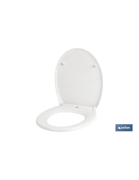 TAPA WC  FORMA OVAL LIBERACIÓN RAPIDA 44.9 X 37.5 cm