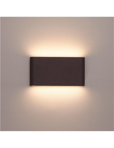 Bañador pared LED Feshi 10W 3000 - 4000 - 6000K Gris antracita