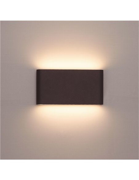 Bañador pared LED Feshi 10W 3000 - 4000 - 6000K Gris antracita