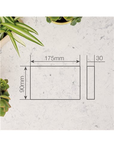 Bañador pared LED Feshi 10W 3000 - 4000 - 6000K Gris antracita
