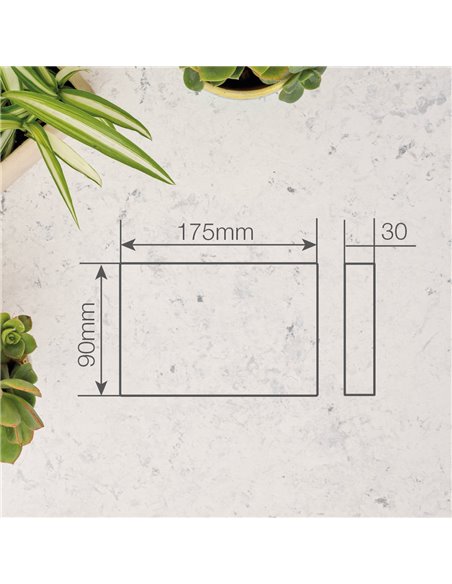 Bañador pared LED Feshi 10W 3000 - 4000 - 6000K Gris antracita