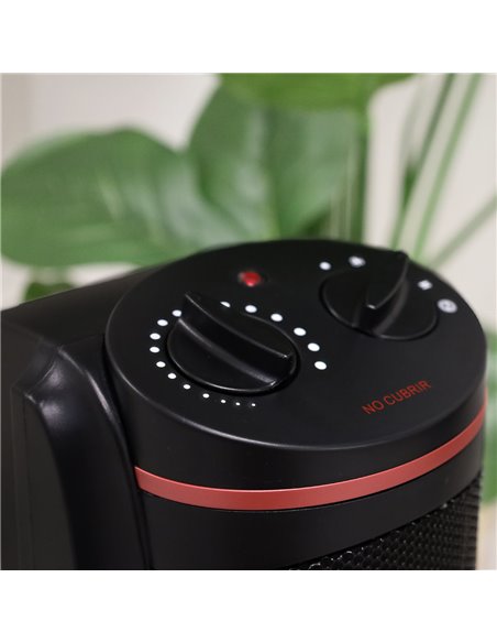 Calefactor vertical giratorio cerámico Nakapa Máx. 2000W