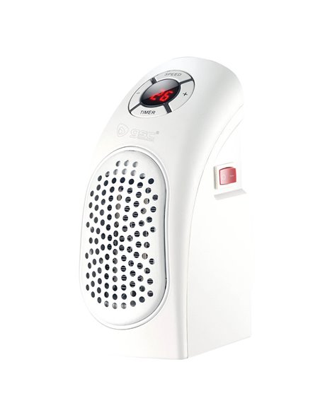 Mini aquecedor plug-in Bardei 400W – Branco
