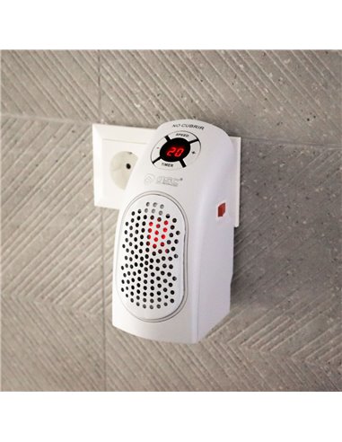 Mini calefactor sin cable Bardei Máx. 400W Blanco