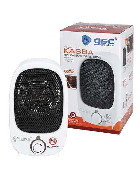 Mini calefactor vertical Kasba Máx. 600W