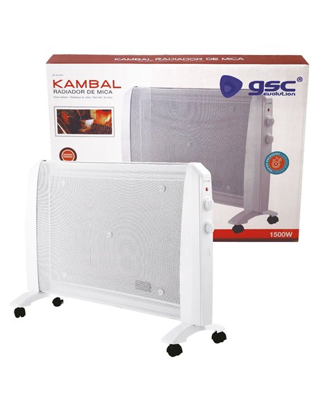 Radiador de mica Kambal Máx. 1500W