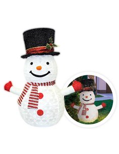 Papa Noel plegable 36*54*60cm con luz fría (40L) (copia) 2