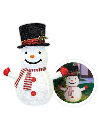 Papa Noel plegable 36*54*60cm con luz fría (40L) (copia)