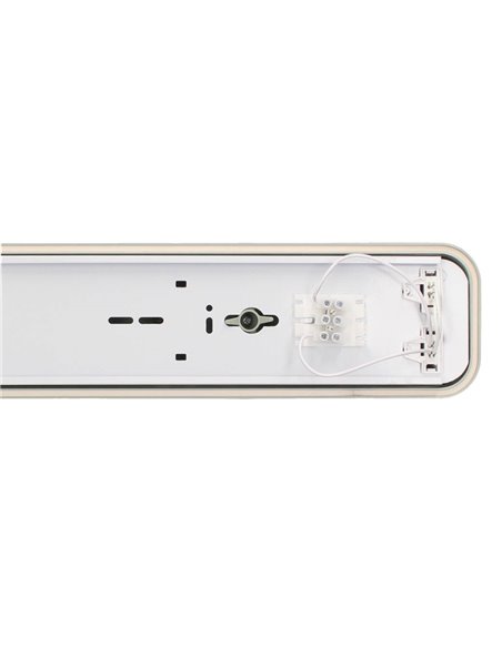 Pantalla estanca para 2 tubos LED T8 60cm