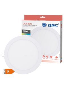 Downlight empotrable LED redondo Lonbo 20W 6000K Blanco 2