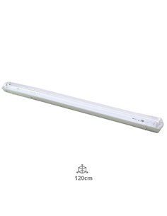 Pantalla estanca para 2 tubos LED T8 120cm 2