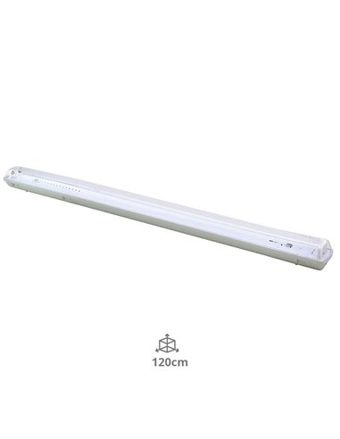 Pantalla estanca para 2 tubos LED T8 120cm