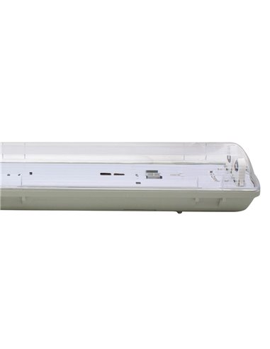 Pantalla estanca para 2 tubos LED T8 120cm