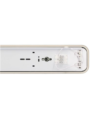 Pantalla estanca para 2 tubos LED T8 120cm