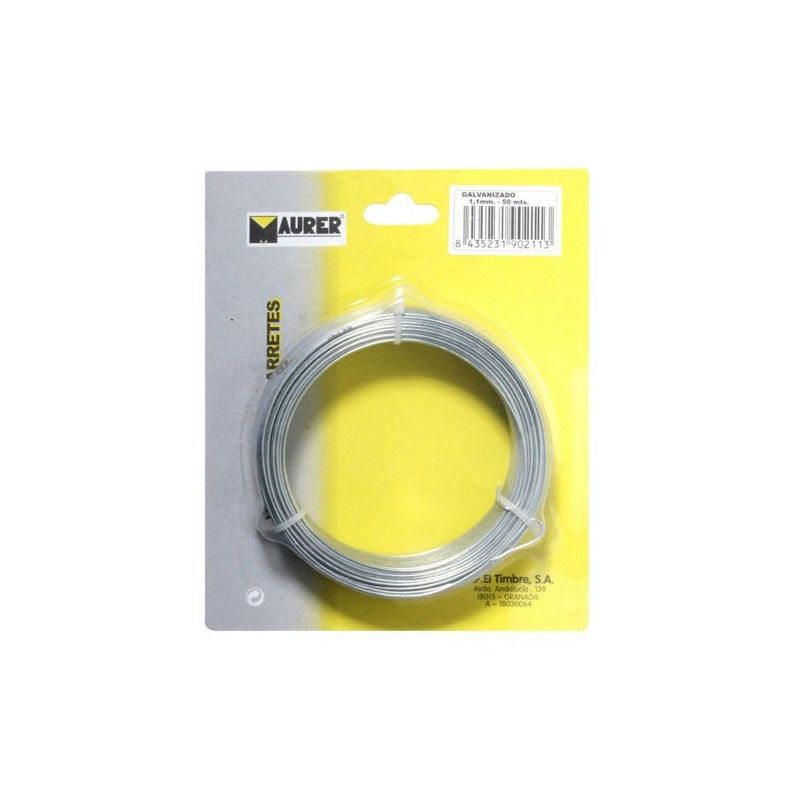 Alambre Galvanizado 0,70mm / 2 (Rollo 100 metros)
