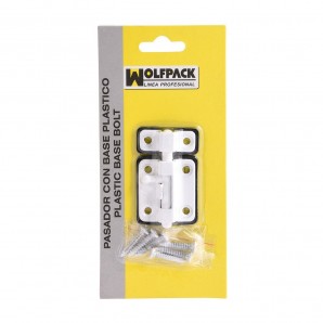 Pino de base de plástico Wolfpack. 35mm Branco 2