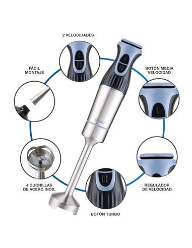 Batidora de mano Aliara 1200W