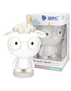 Luz de noche infantil LED Ovejita 2,5W RGB luz día batería recargable Blanco 2