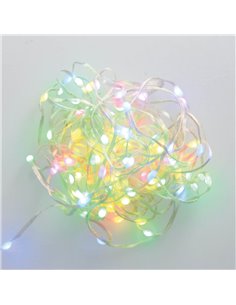 Guirnalda LED inteligente 10M con USB + mando RGB IP65 2