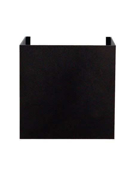 Bañador pared LED Pinda cuadrado apertura de luz regulable 7W 3000 - 4000 - 6000K Gris antracita