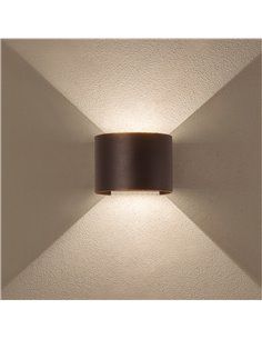 Bañador pared LED Sumbe redondo apertura de luz regulable 7W 3000 - 4000 - 6000K Gris antracita 2