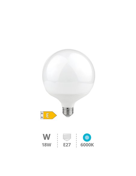 Lâmpada globo LED G120 18W E27 6000K
