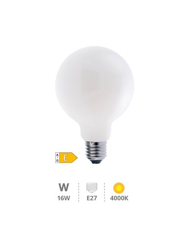 Bombilla LED globo Serie Cristal 16W E27 4000K