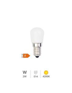 Bombilla LED pebetera 2W E14 4200K 2