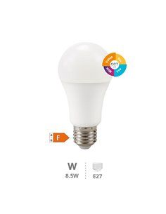 Bombilla LED estándar 8,5W E27 RGB + CTT