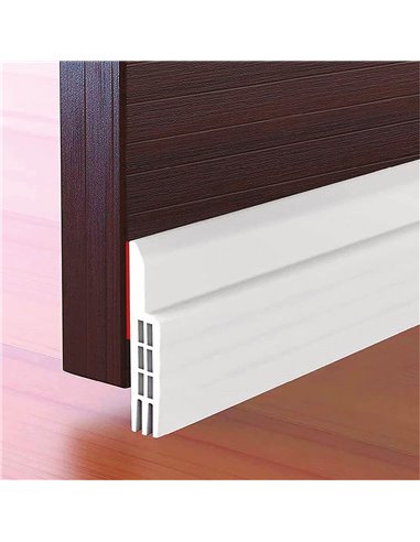 Burlete de silicona adhesivo 1M Blanco