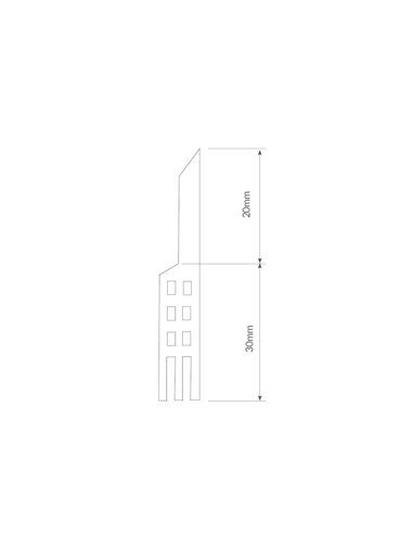 Burlete de silicona adhesivo 1M Blanco