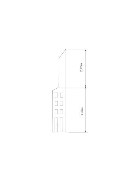 Burlete de silicona adhesivo 1M Blanco