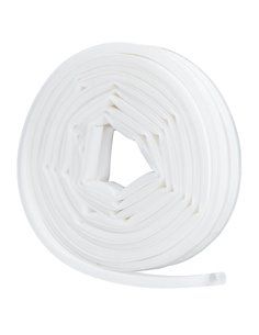 Burlete de silicona adhesivo 9mm 6M Blanco
