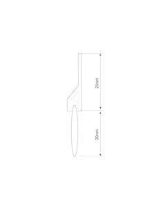 Burlete PVC con goma adhesivo 1M Plata 2