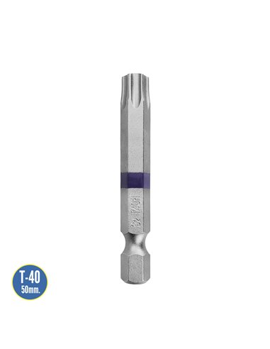 Puntas Largas Destornillador Torx T40 (2 Piezas). Acero S2 al Cromo Vanadio. Puntas Hexagonales, Destorpuntas,