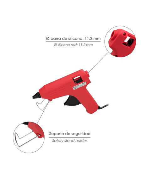 Pistola Termocolante Wolfpack-IDE 40w / 11,5 mm Grande
