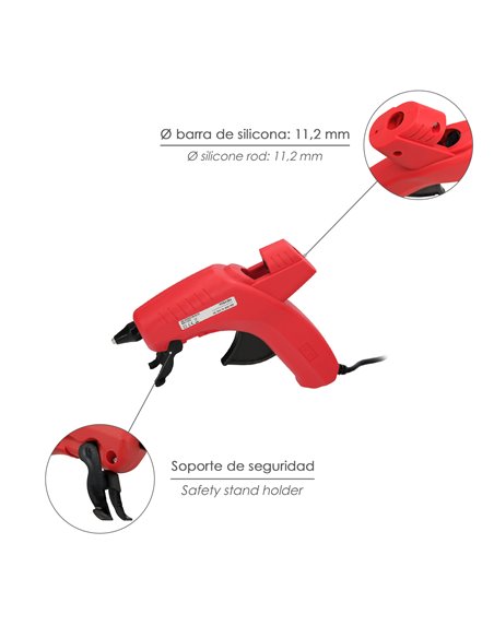 Pistola Termocolante Wolfpack-IDE  80 w. / 11,5 mm Profesional